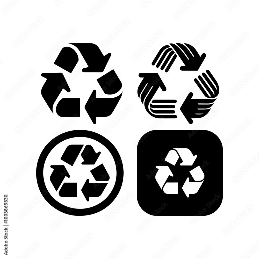 recycle symbol icon recycle symbol icon