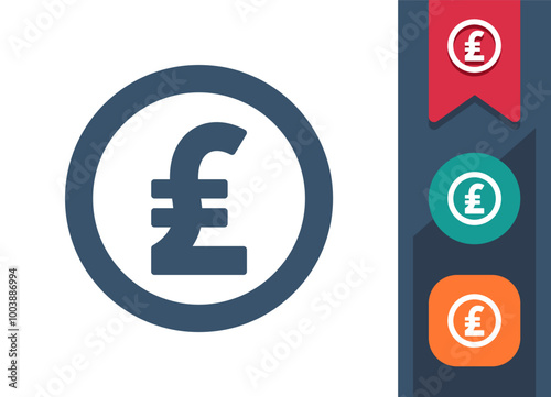 Currency - Pound Symbol Icon