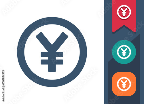 Currency - Yen, Yuan Symbol Icon