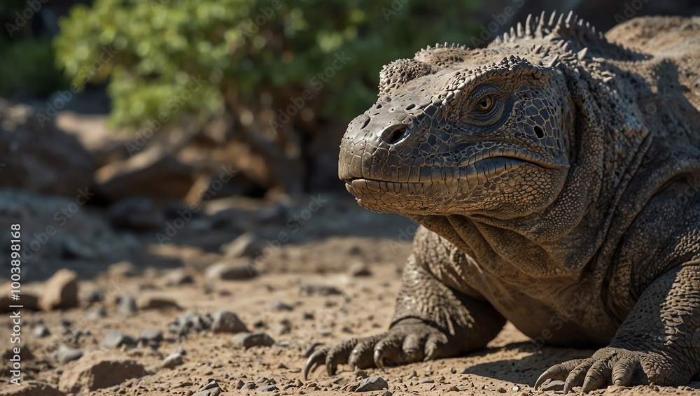 Fototapeta premium island land iguana