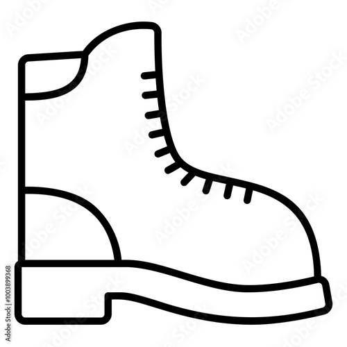 Boots icon for footwear when working in the garden
