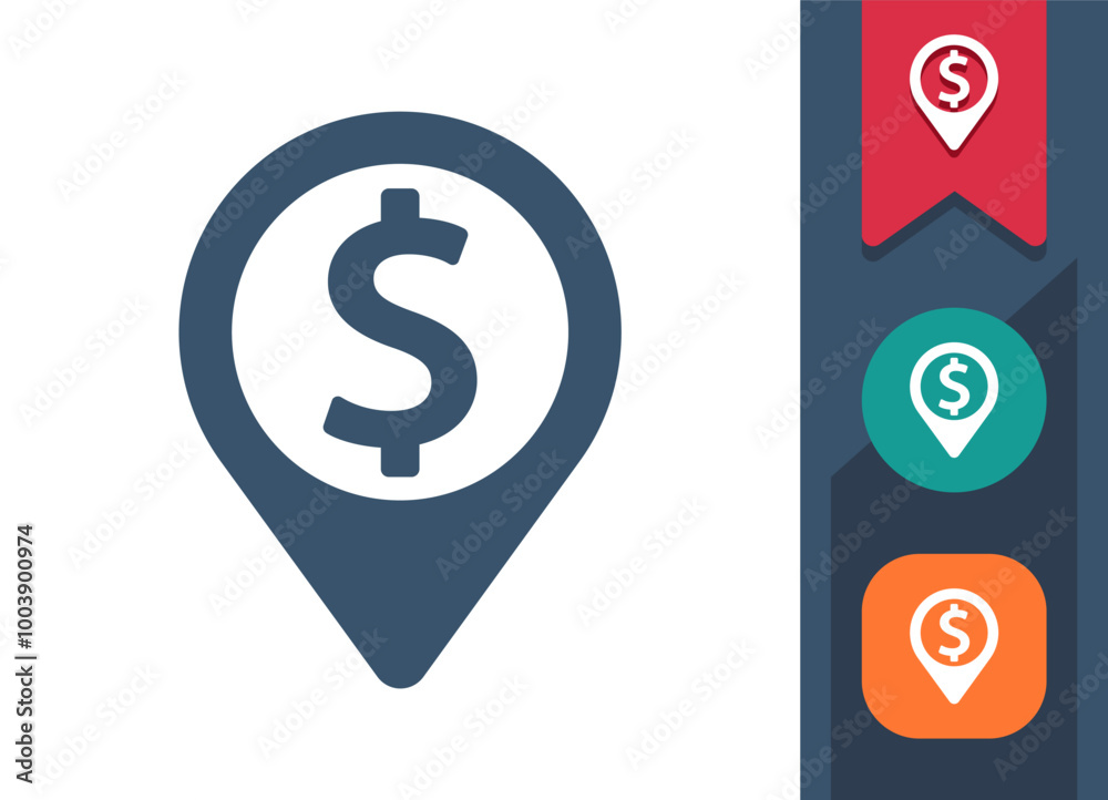 Finance, Success, Destination Icon Finance, Success, Destination Icon