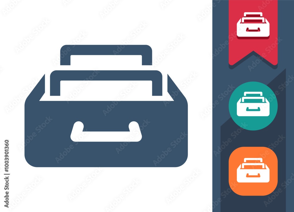 Filing Cabinet, File Cabinet, Archive Icon Filing Cabinet, File Cabinet, Archive Icon