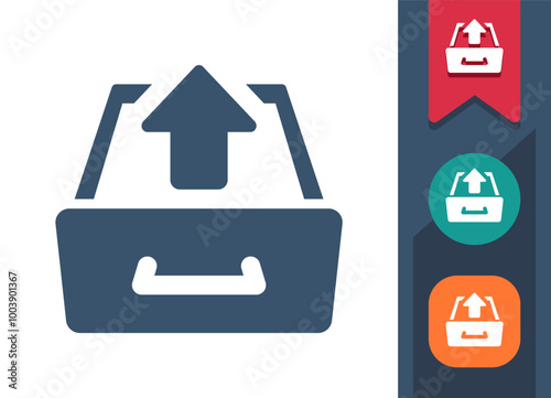 Filing Cabinet, File Cabinet, Archive Icon