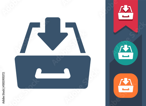 Filing Cabinet, File Cabinet, Archive Icon