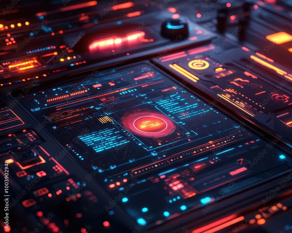 App development workspace with glowing holographic screens and smart coding tools Futuristic Hologram Minimalist App development workspace with glowing holographic screens and smart coding tools Futuristic Hologram Minimalist