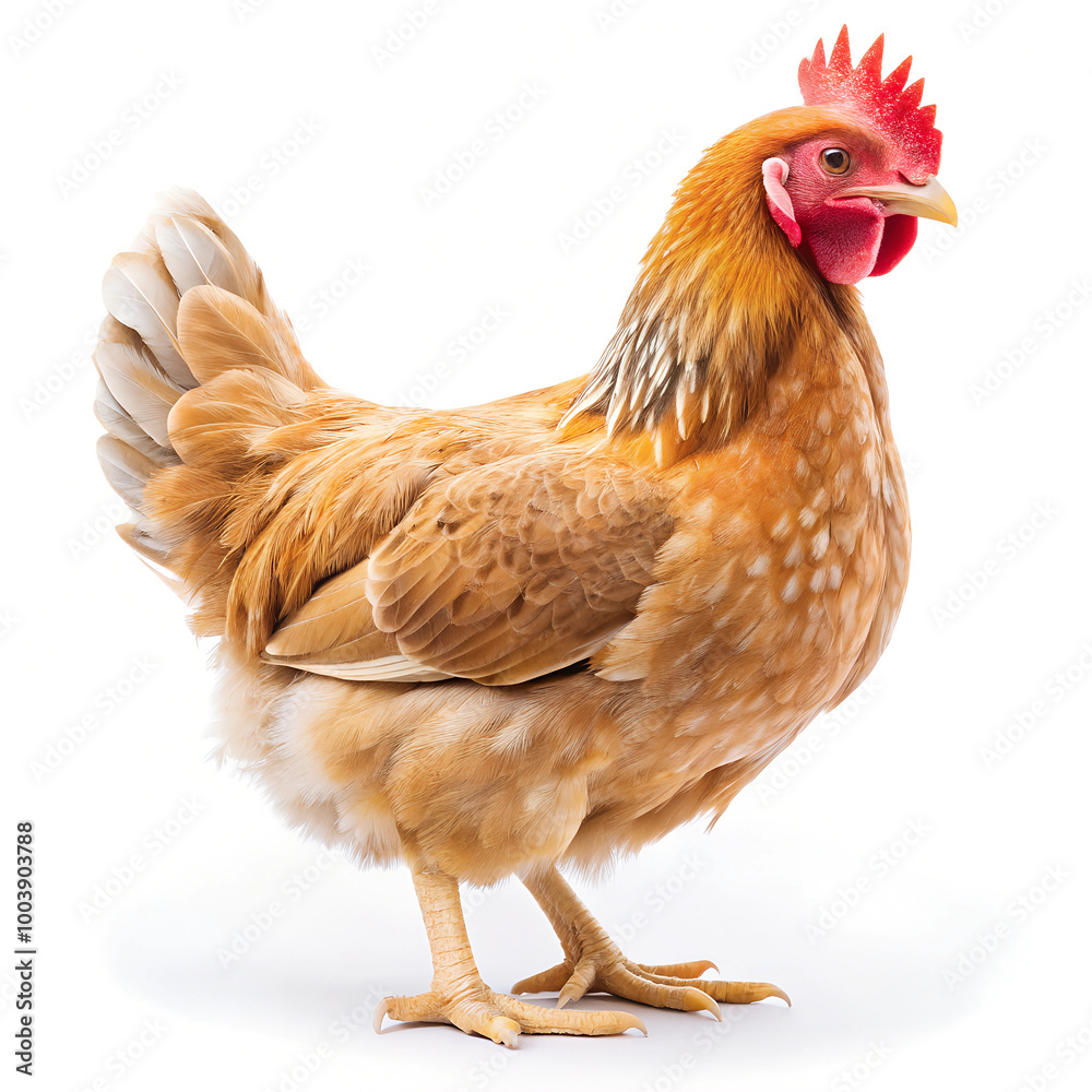 Fototapeta premium chicken isolated on white