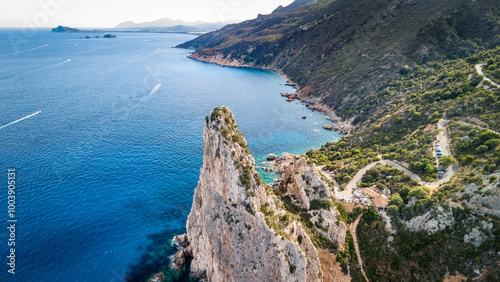 Fototapeta Naklejka Na Ścianę i Meble -  Pedra Longa, Baunei, Province of Nuoro, Sardinien