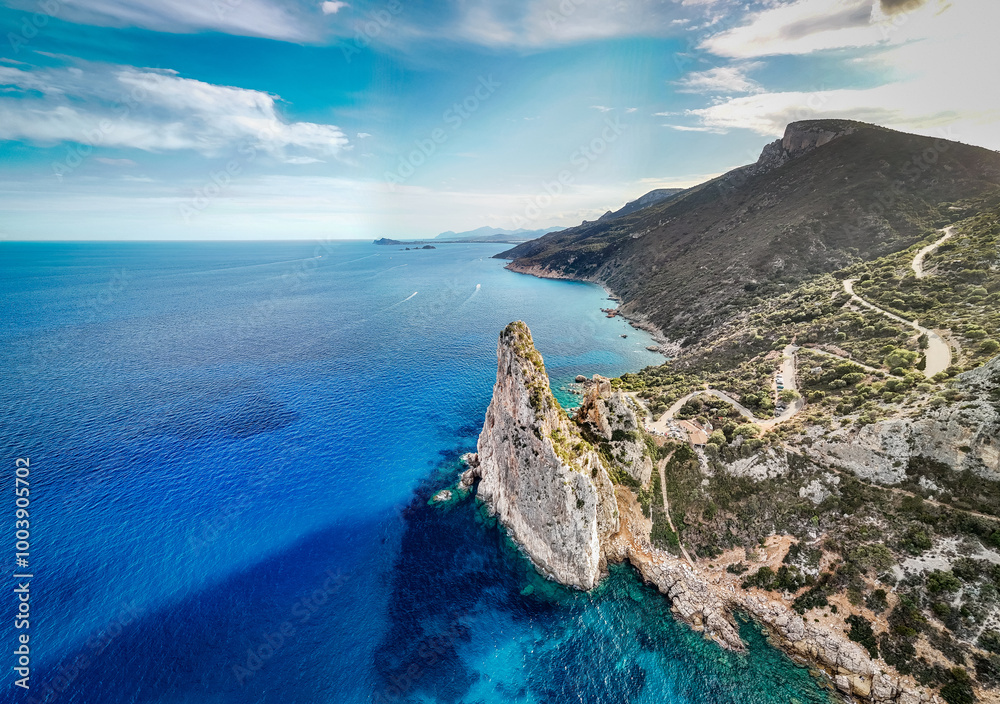 Fototapeta premium Pedra Longa, Baunei, Province of Nuoro, Sardinien