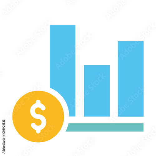 Dollar Value Trend Icon