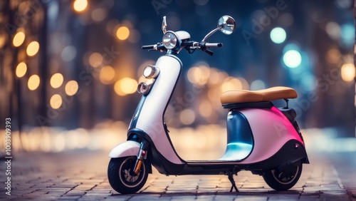 scooter on the street