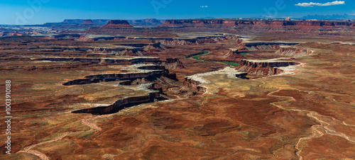 Obraz na płótnie The Green River Overlook in Canyonlands National Park Utah USA. w salonie