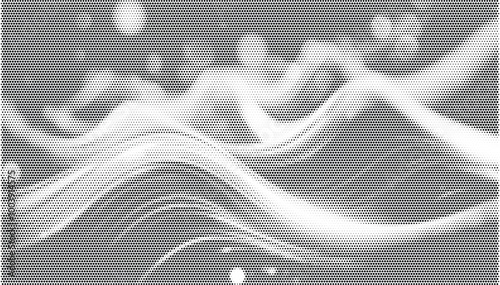 Abstract halftone dotted pattern for backgrounds