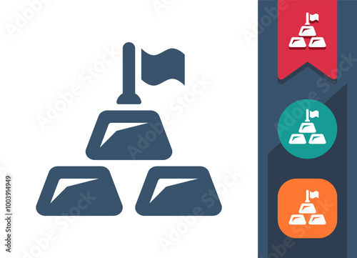 Gold, Gold Ingot, Gold Bullion Icon