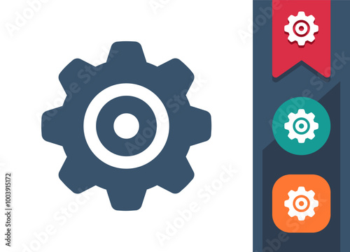 Gear, Cog, Sprocket, Settings Icon