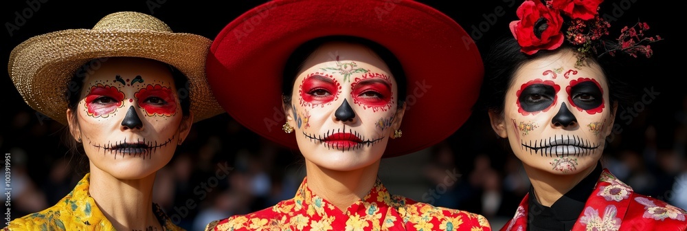 Día de los Muertos Concept. Celebrating Mexican Day of the Dead Día de los Muertos Concept. Celebrating Mexican Day of the Dead