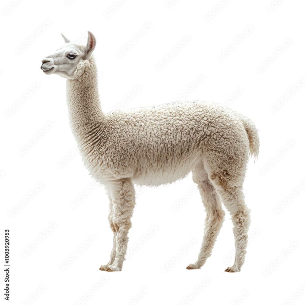 White Alpaca Standing White Alpaca Standing