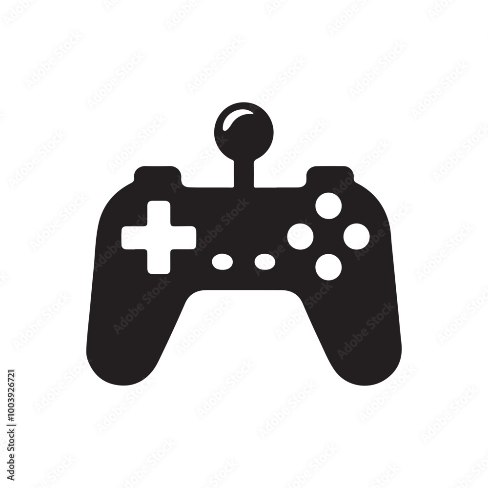 game controller silhouette icon game controller silhouette icon