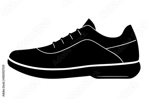 booster sports shoes vector illustration