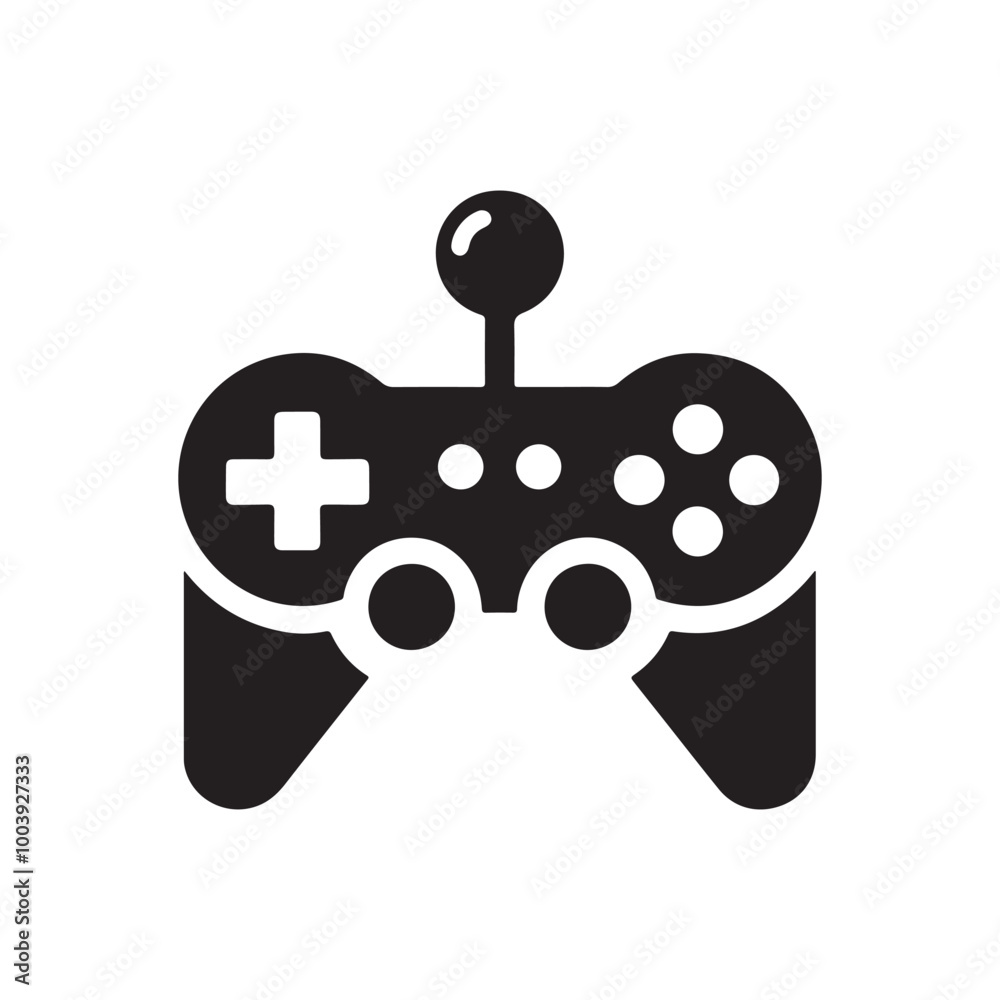 Sleek Joystick Vector Silhouette Icon: Perfect for Game Designers, Esports Teams, and Digital Artists Seeking a Contemporary Gaming Logo Sleek Joystick Vector Silhouette Icon: Perfect for Game Designers, Esports Teams, and Digital Artists Seeking a Contemporary Gaming Logo