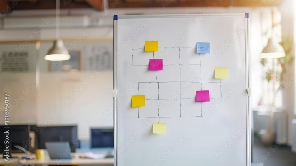 A decision tree chart on a whiteboard, used during a team discussion A decision tree chart on a whiteboard, used during a team discussion