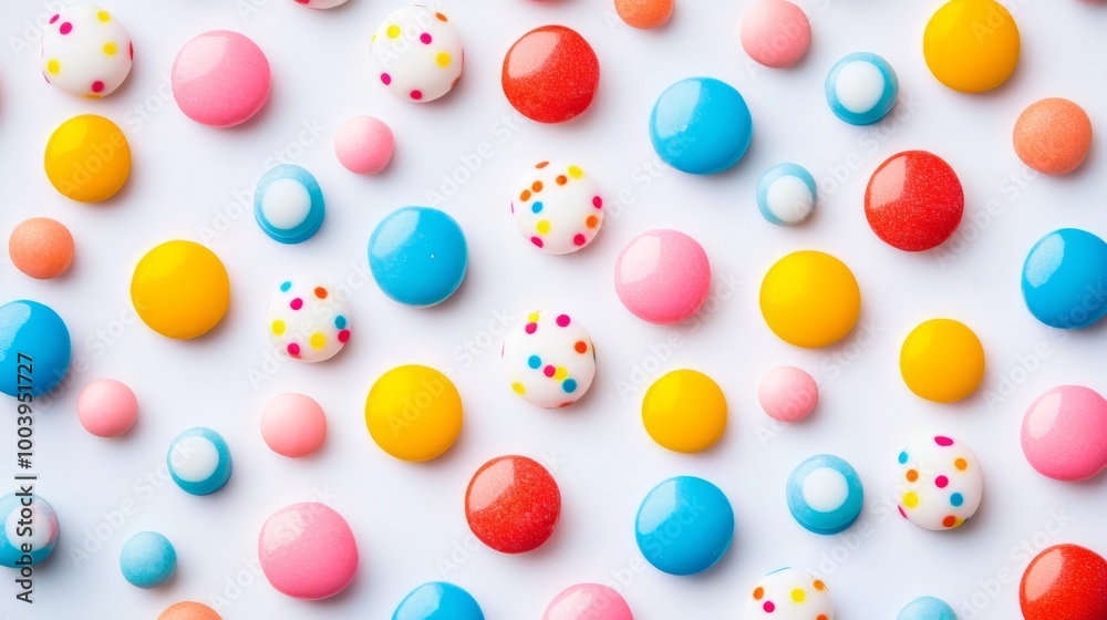 Vibrant Confetti with Colorful Balloons and