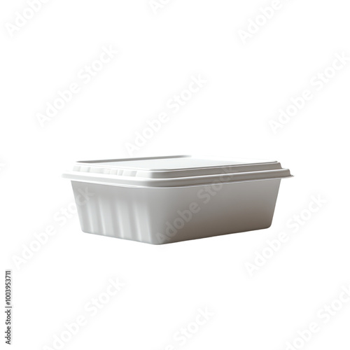 White Plastic Food Container