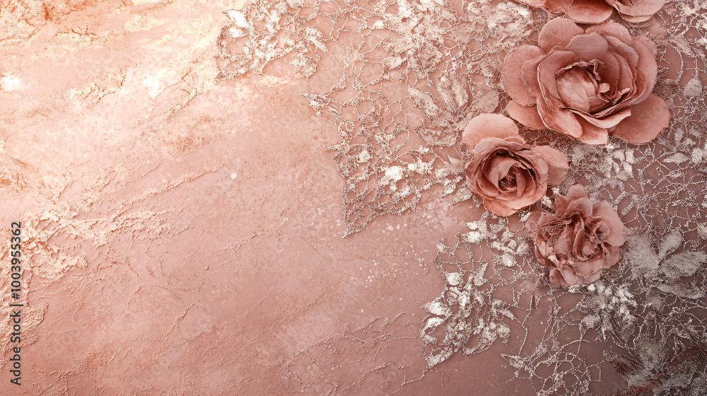 Fototapeta premium An elegant lace texture, perfect for romantic and delicate designs.An elegant lace texture, perfect for romantic and delicate designs.