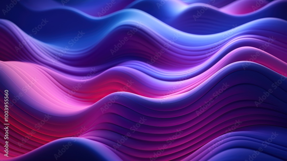 Abstract digital art with pink, purple, and blue waves. 3D rendering, glowing vibrant colors. Graphic design and tech background. Abstract digital art with pink, purple, and blue waves. 3D rendering, glowing vibrant colors. Graphic design and tech background.
