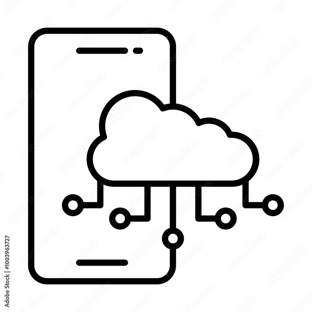 Cloud Computing line icon Cloud Computing line icon