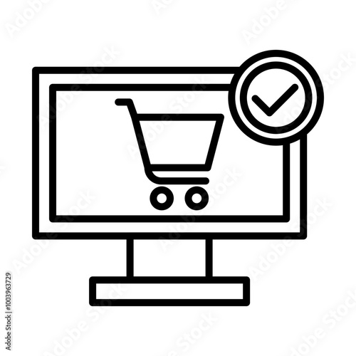 ECommerce line icon