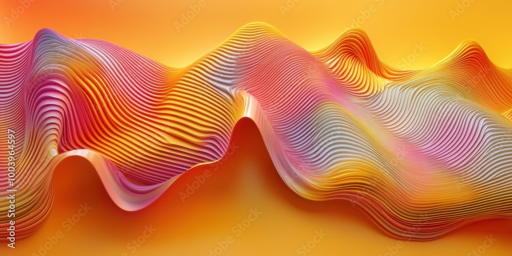 abstract background with wavy lines