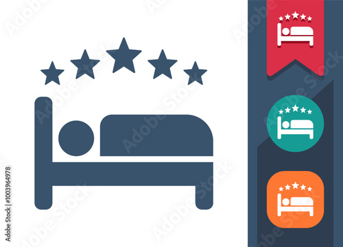 Hotel, Bed, Hotel Room Icon