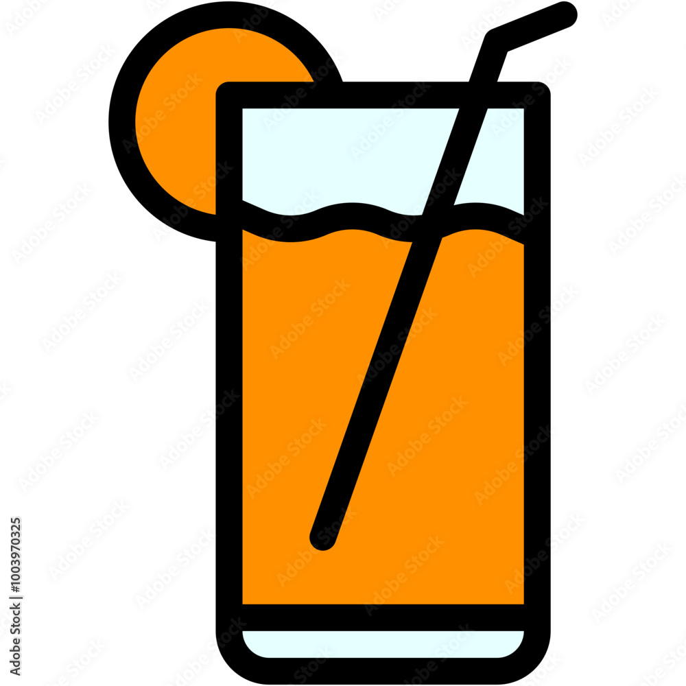 Φωτογραφία Vector Icon Juice, Drink, Food And Restaurant, Organic, Vegan, Healthy Food
