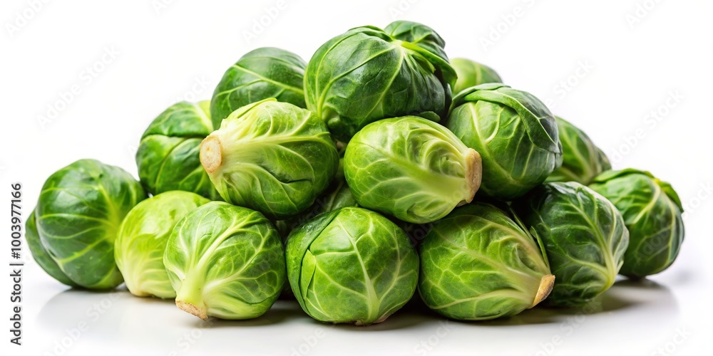 Nutrient-Rich Brussels Sprouts in Macro Photography