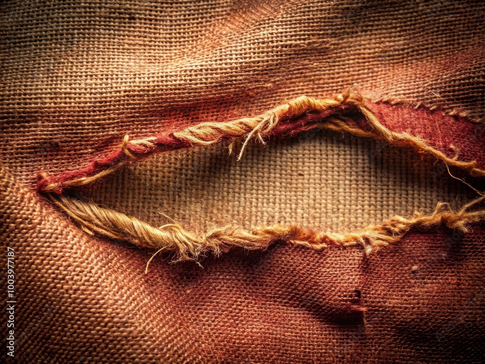Torn Fabric Design with Eye-Catching Effect Torn Fabric Design with Eye-Catching Effect