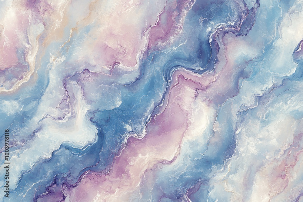 Abstract blue, pink and white marble texture background. Abstract blue, pink and white marble texture background.