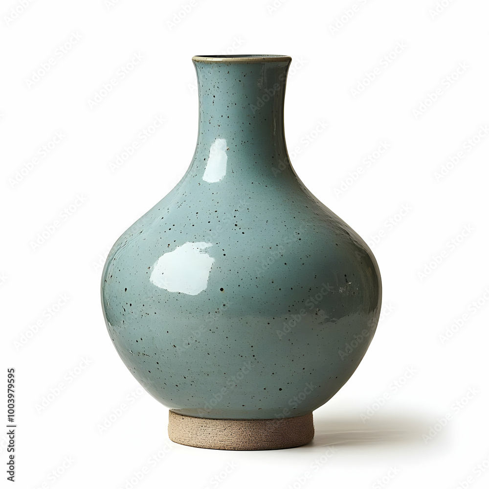 Elegant blue ceramic vase with a smooth finish, ideal for home decor and artistic displays. Elegant blue ceramic vase with a smooth finish, ideal for home decor and artistic displays.