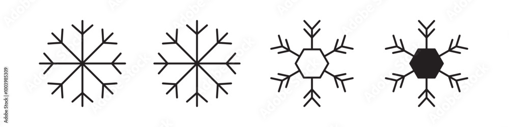 Snow icon collection Snow icon collection