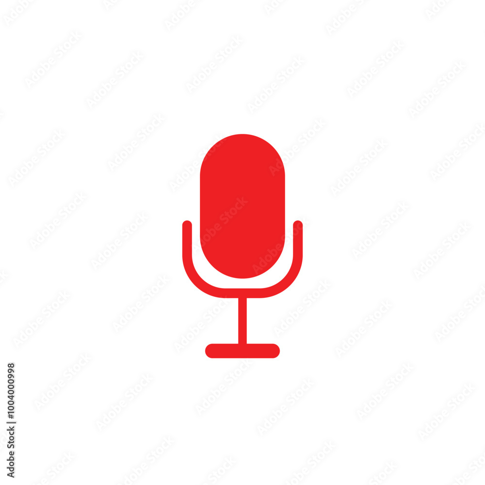 Microphone icon set vector mic icon symbol ; Podcast microphone web icon ; record, audio, sound, voice icons Microphone icon set vector mic icon symbol ; Podcast microphone web icon ; record, audio, sound, voice icons