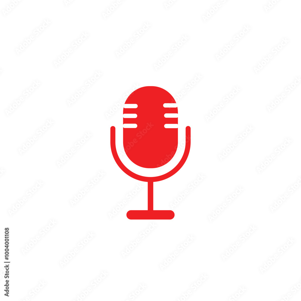 Microphone icon set vector mic icon symbol ; Podcast microphone web icon ; record, audio, sound, voice icons Microphone icon set vector mic icon symbol ; Podcast microphone web icon ; record, audio, sound, voice icons