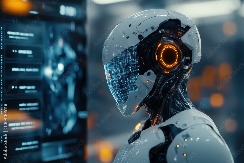 Humanoid Robot Interacting with Digital Interface Humanoid Robot Interacting with Digital Interface
