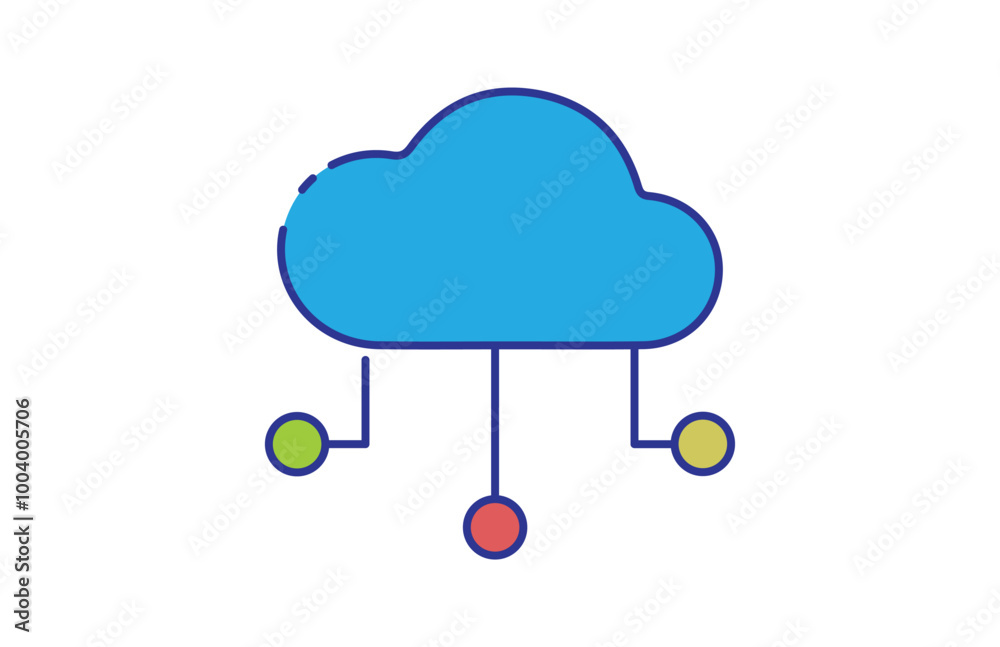 Cloud computing flat icon vector image,
Information Technology icon isolated on white background Cloud computing flat icon vector image,
Information Technology icon isolated on white background