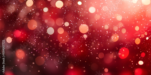 Shimmering Red Glitter Background for Festive Occasions