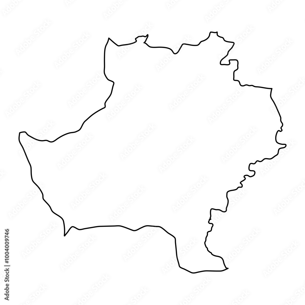 Hattian Bala district map, administrative division of Pakistan. Vector illustration. Hattian Bala district map, administrative division of Pakistan. Vector illustration.