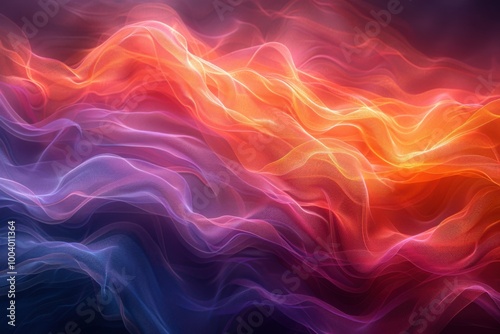 abstract background in colors and patterns for Global Wave of Light