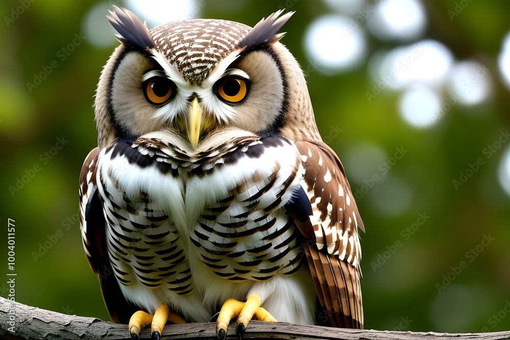 Fototapeta premium eagle owl portrait