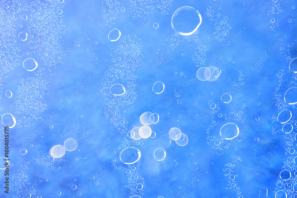 blue abstract background air bubbles water blue abstract background air bubbles water