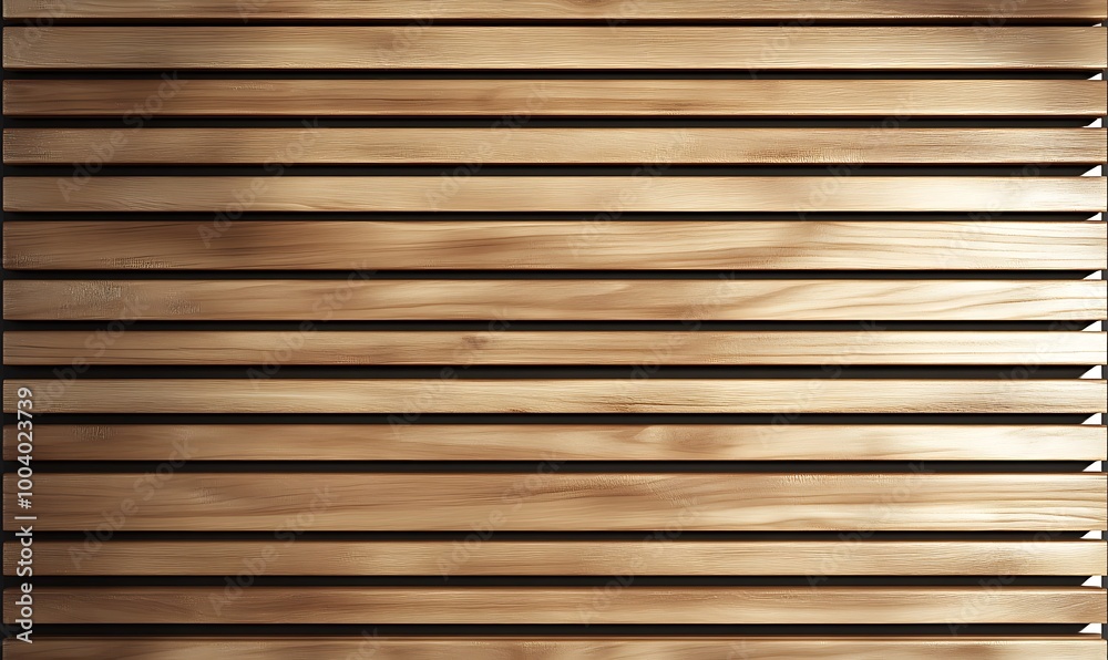 Wooden wall. Texture of wood panels. Pattern of slats with horizontal stripes. Modern interior fences and partitions used in architecture. Cladding from boards is a building material. Wooden wall. Texture of wood panels. Pattern of slats with horizontal stripes. Modern interior fences and partitions used in architecture. Cladding from boards is a building material.
