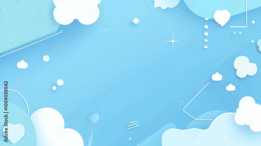 abstract background with different lines and circles in a flat style. B lue and yellow colors, abstract background with different lines and circles in a flat style. B lue and yellow colors,
